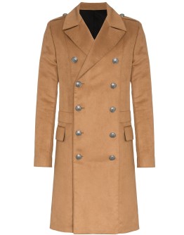 double breasted camel coat