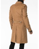 double breasted camel coat
