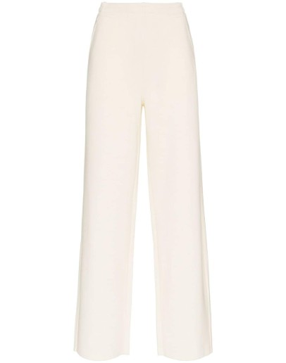 Knitted Virgin Wool Track Pants