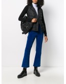 Maglione knitted sleeve puffer jacket
