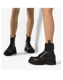 Stack 40 military boots