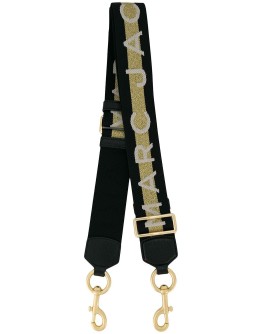 logo stripe bag strap