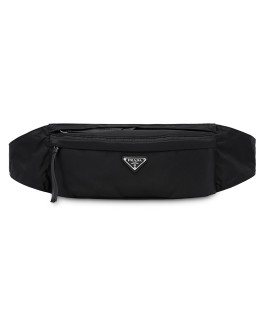 logo plaque adjustable belt bag