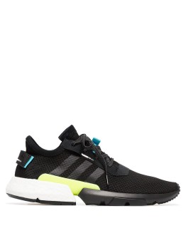 black, blue and yellow pod-s3.1 sneakers