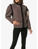 embroidered tweed jacket