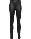 stretch leather leggings