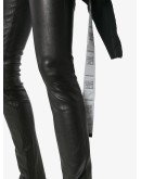 stretch leather leggings