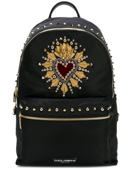 stud embellished backpack