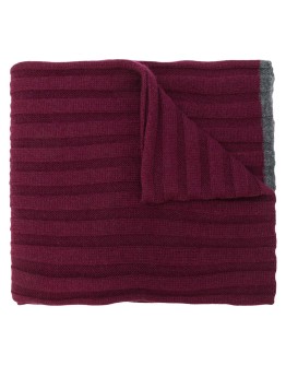 ribbed knit scarf