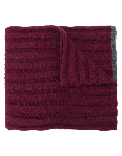 ribbed knit scarf