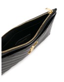 Monogram matelassé quilted clutch