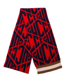 logo printed scarf 