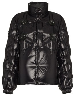 Rubellite flower-embellished jacket 