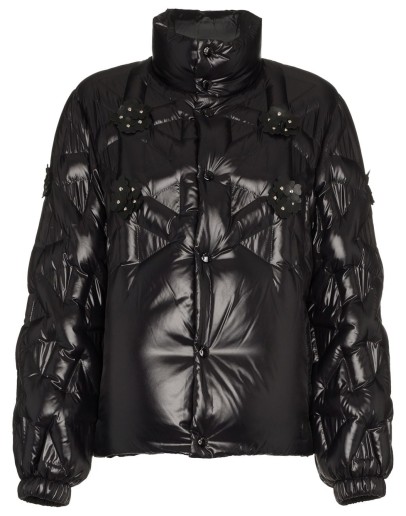 Rubellite flower-embellished jacket 