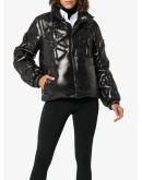 Rubellite flower-embellished jacket 