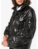 Rubellite flower-embellished jacket 