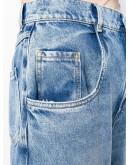 cutout details wide jeans