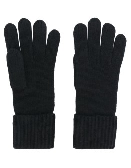 cashmere ribbed gloves