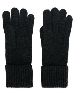 cashmere ribbed gloves