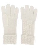 cable-knit gloves