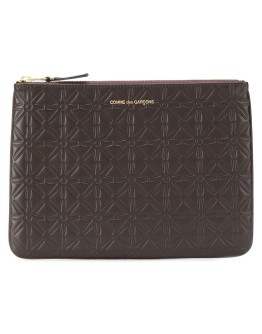 textured leather wallet