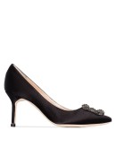 Hangisi silk satin pumps