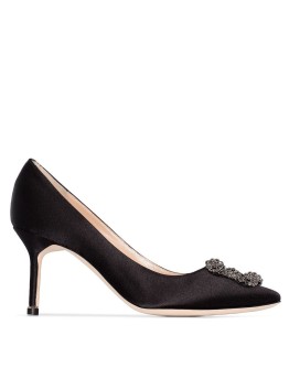 Hangisi silk satin pumps