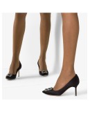 Hangisi silk satin pumps