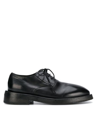 chunky heel lace-up shoes