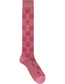 Lurex interlocking G socks