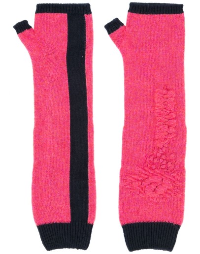 Bright Side cashmere fingerless gloves