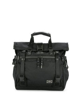 double buckle tote bag