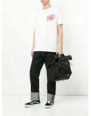 double buckle tote bag