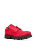 calf-hair lace-up shoes