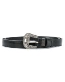 engraved buckle belt