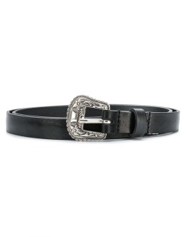 engraved buckle belt