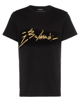 signature logo cotton T-shirt