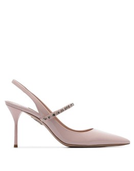 pink 85 Slingback Pumps 