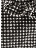 triangle ruffle detail gingham bikini
