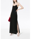 star embellished chain strap maxi dress