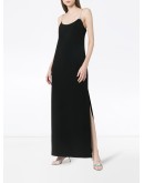 star embellished chain strap maxi dress