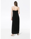 star embellished chain strap maxi dress
