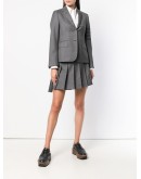 4-Bar pleated mini skirt
