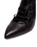 lace-up heeled boots