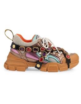 Flashtrek sneakers with removable crystals