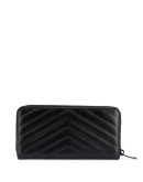Monogram zip-around wallet