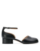 tabi toe block heel sandals