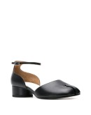 tabi toe block heel sandals