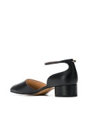 tabi toe block heel sandals