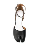 tabi toe block heel sandals